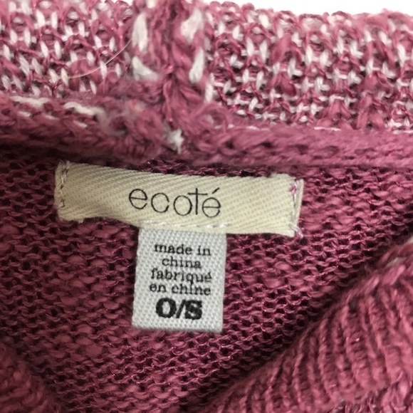 Urban Outfitters | Ecoté patterned side tie poncho - Picture 7 of 8